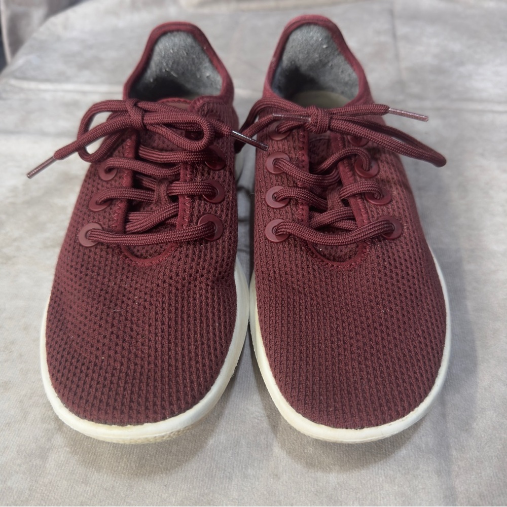 Allbirds Maroon Running Shoes Women’s Size 8